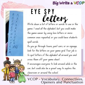 Eye Spy Letters