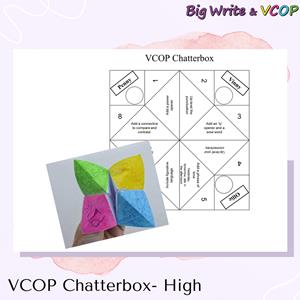 VCOP Chatterbox for Writing Challenge - High