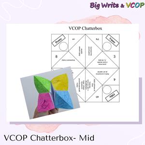 VCOP Chatterbox for Writing Challenge - Mid