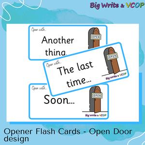 Opener Flash Cards- Open Door Design