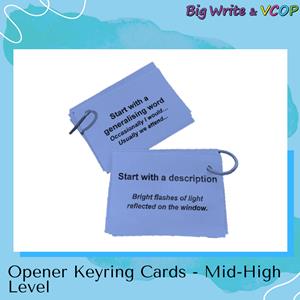 Opener Keyring Cards - Mid-High Level