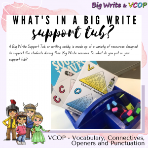 What’s in a Big Write Support Tub?