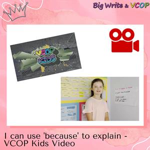 I Can Use 'Because' to Explain- VCOP Kids Video