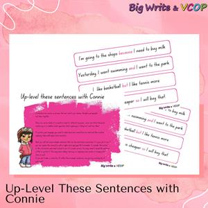 Up-Level These Sentences with Connie
