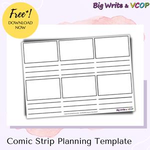 Comic Strip Planning Template