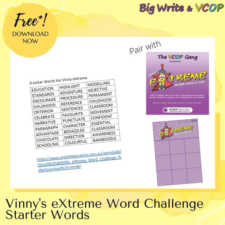 Vinny’s eXtreme 9-Letter Words