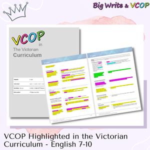 VCOP in the Victorian Curriculum (English 7-10)